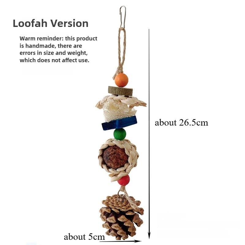 Pinecone Bird Chewing Toy