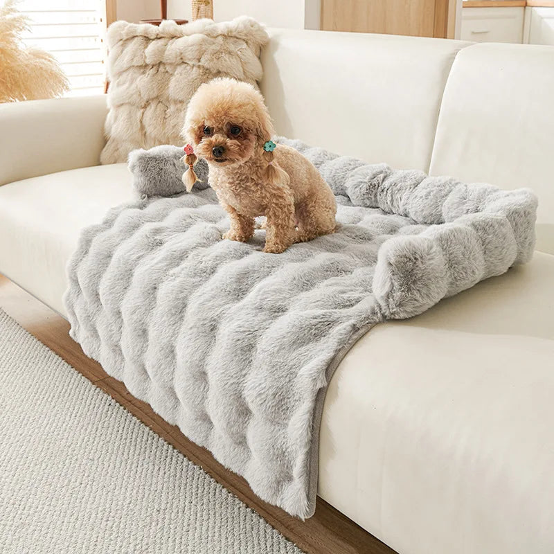 Faux Fur Pet Bed